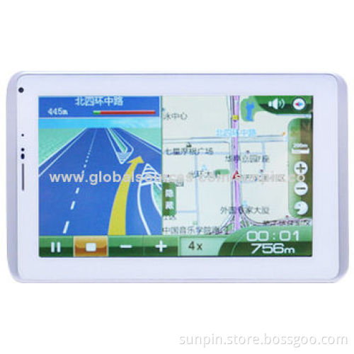 GPS Navigation Function 7-inch Dual-core Tablet PC with 2.0 Front Camera, Bluetooth, HDMI, USB Port